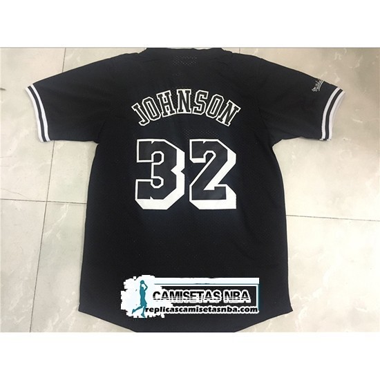 Camiseta Manga Corta Bulls Magic Johnson Negro